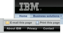 Anyone else noticed ibm.com’s updated wardrobe?