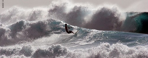 Surfing Jova’s waves on Friday